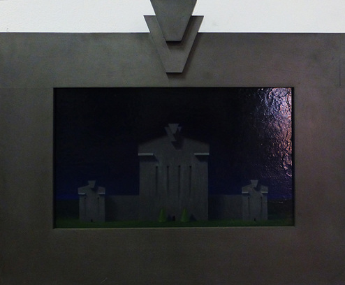 Alex McFarlane, Pa. Keystone State - Symbol, 1980's, Graphite, 17" x 24 1/2"