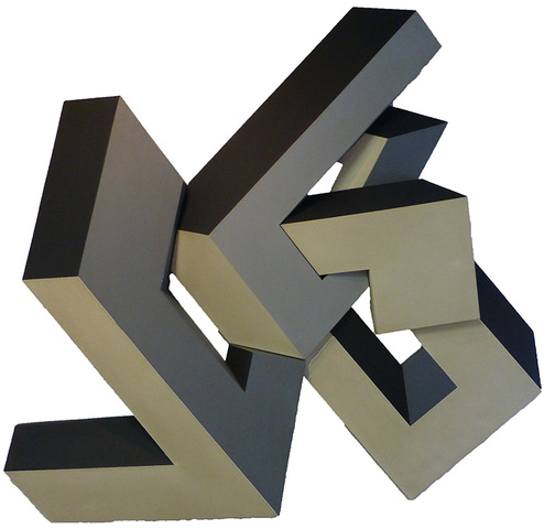 Shozo Nagano, Corruption #1, 1972, Acrylic on Canvas, 70" x 65" x 6"
