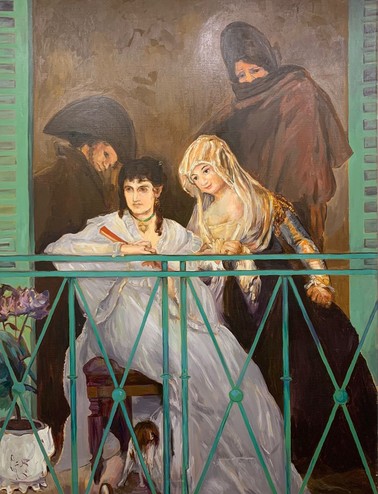 The Spanish Visitors, 1986, 65 x 50”