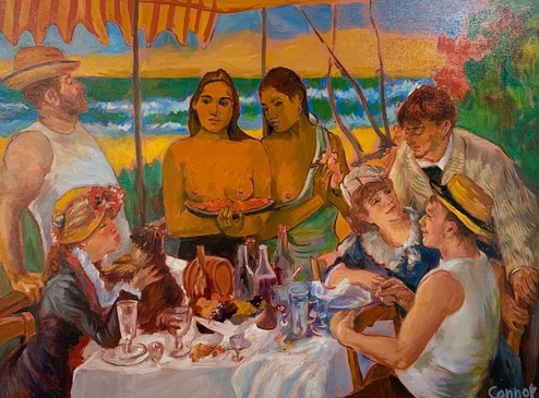 Club Tahiti, 1987, 30 x 40”